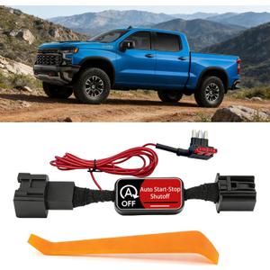 Auto Start Stop Eliminator for 2022 2023 2024 2025 Chevy Silverado 1500/GMC Sierra 1500 Engine A-Off Auto Stop Disabler/Canceller Device - Easy-Install and Plug & Play