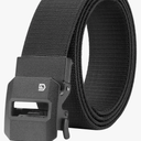 FAIRWIN Ratchet Belt Men - Tactical Stretch Nylon Web Work Belts, Gift for Casual Jeans, Pants, Golf, and Everyday Use