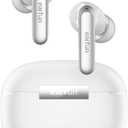 EarFun Air 2 Wireless Earbuds, 10mm Drivers with LDAC Bluetooth Earbuds, Hi-Res Audio, Bluetooth 5.3 with Multipoint Connection, 4 Mics, Wireless Charging, 40H Playtime, App Customization, IPX7, White