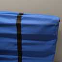 6 Seats Folding Soccer Bench, Sports Team Bench, Blue