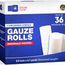 Gauze Rolls 3 inch 36 Rolls – Premium Quality Lint and Latex-Free Rolled Gauze 3 inches x 4.1 Yards - Conforming Stretch Bandages Designed for Effective Wound Care & Comfort