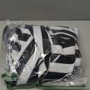 fun shack Black and White Striped Suit Mens Costume, Halloween Costumes for Adults, Halloween Costumes for men (X-Large)