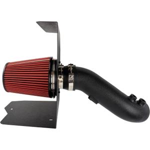 PHILTOP Cold Air Intake Red Tube + Heat Shield Compatible With Toyota Tundra 2013-2018 2020-2021, Toyota Tundra 2012 2019 5.7L, Toyota Tundra 2012 2019 4.6L, Toyota Tundra 2012 4.0L, Red