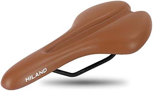 DRBIKE Comfortable Bike Seat for Men & Women, Adult Bike Saddle with Soft Foam, Wide Bicycle Saddle Replacement Universal Fit for MTB, Road, Cruiser & Indoor Bike, Waterproof