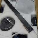 46" Low Profile Ceiling Fans with Lights and Remote,Black Indoor Ceiling Fans with Quiet Reversible DC Motor, Modern Flush Mount Ceiling Fans Light for Bedroom Kitchen