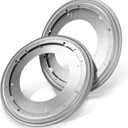 RHBLME 2 Pack Lazy Susan Hardware, 12 Inch 5/16 Thick Turntable Bearings, 1000lbs Load Capacity Heavy Duty Swivel Base for Rotating Table, Kitchen Cabinet