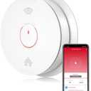 SITERWELL WiFi Smoke Detector, Smart Smoke and Carbon Monoxide Detector with Auto-Check, 2.4G WiFi Smoke Detector and Carbon Monoxide Detector Combo Conforms to UL 217 & UL 2034 Standards, 1 Pack
