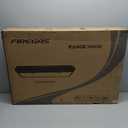 FIREGAS 30 Inch Black Under Cabinet Range Hood, Ducted/Ductless Convertible Kitchen Vent Hood with LED Light, 3-Speed Exhaust Fan, Push Button Control, Slim Stove Hood for Modern Kitchen