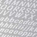 2280 Pieces 15 Sheets 0.5 Inch Small Letter Stickers, White Self-Adhesive Vinyl Stick On Letters for Mailbox, Window, Graduation Cap, Scrapbooking, Craft, Poster Board, Water Bottle (Art, White)