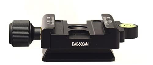 Desmond DAC-50CAM Bi-Directional 50mm QR Arca/RRS/Manfrotto Compatible Clamp Ideal for 90º Mounting w Removable Dual Dovetail