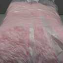 BENRON Baby Pink Throw Blankets, Soft Shaggy Plush Sherpa Blankets, Cozy Lightweight Fluffy Faux Fur Blankets for Bed Couch Sofa Washable, 60"x80"