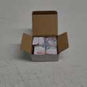 Clear Glass Crystal Cabinet Knobs Satin Brass, Gold Pulls and Knobs for Cabinet Dresser Drawer(4Pcs,Octagon)