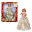 Barbie Signature Doll, 2025 Holiday Blonde Fashion Doll Wearing Silver & Gold Gown, Seasonal Collector Doll in Displayable Packaging & Doll Stand