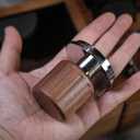Echo Calibrated Espresso Tamper 54mm with Click Feedback, 30lb Spring, Walnut Handle for Breville Portafilters