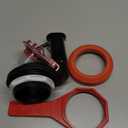 Fluidmaster K-540A-015 Universal 3-Inch Toilet Flush Valve Repair Kit with Toilet Tool Multicolor (No Size)