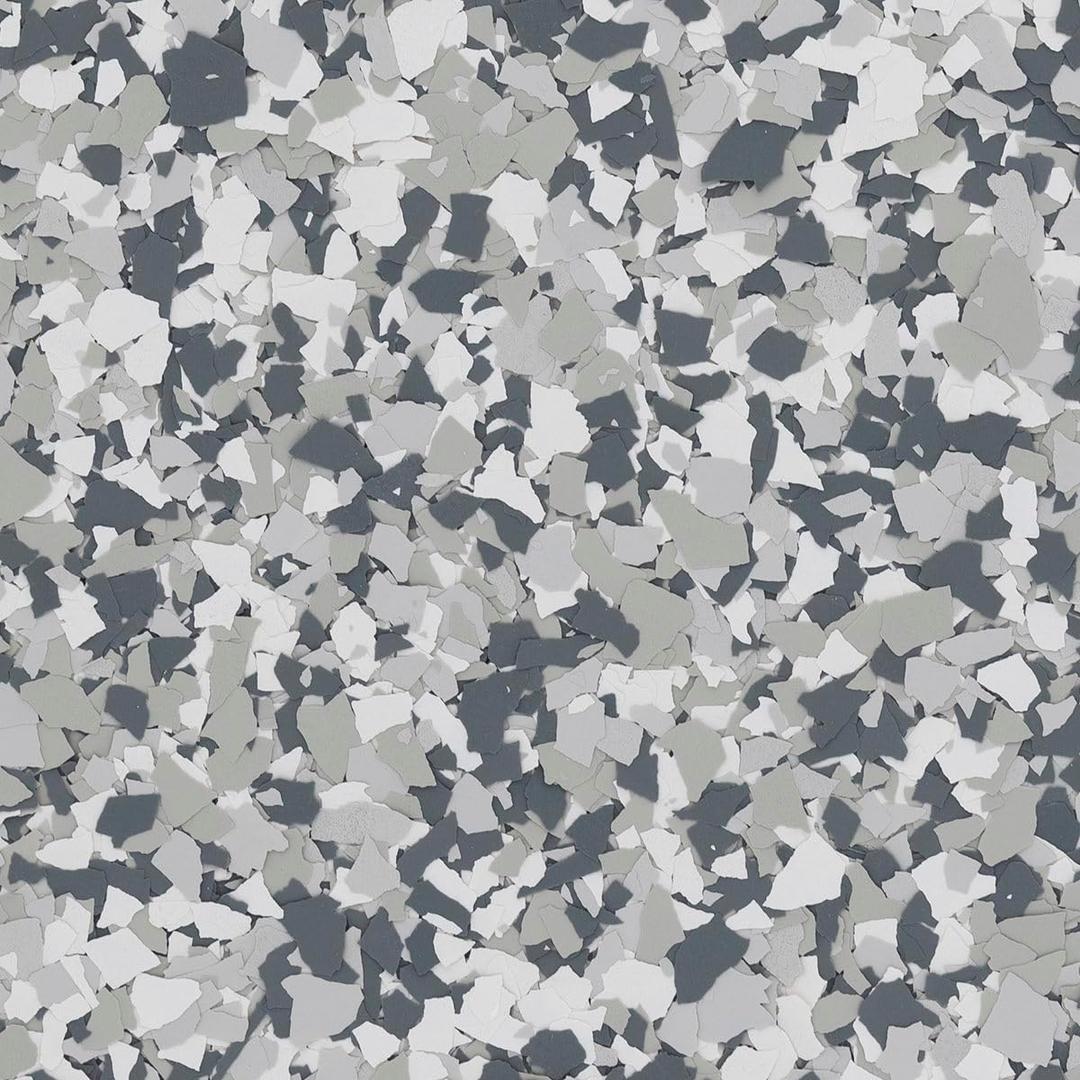 9 Kg / 20 lb 1/4" Epoxy Floor Flakes Decorative Color Chips for Garage, Basement & Concrete Floors – (Gravel)