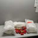 45" Large Outdoor Lighted Christmas Reindeer Family Set Decor, 3Pcs Handmade Light Up Xmas Deer Decoration with Stakes, Safe Material LED Plug and Play Outside Holiday Ornaments for Yard Lawn Garden (2D-Gold-B)