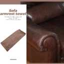 BESPORTBLE Stretch Couch Arm Covers - 2 Pcs Couch Arm Covers Polyester Anti- Slip Armchair Cover Armrest Cover for Chairs Sofa Stretch Armrest Furniture Protector Washable Armchair Slip