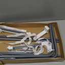 Regalo Swing Down 54-Inch Extra Long Bed Rail Guard, with Reinforced Anchor Safety System