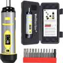 Torque Screwdriver Wrench Set 10-70 Inch Pounds for Professional Maintenance, Firearms Accurizing Gunsmithing, Scope Mounting, Tools with 1/4" Adapter, Hex, Torx, Flat S2 Bits, Soft-Grip Handle, Gray