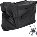 Rollator Travel Bag - Waterproof Wheelchair Bag for Folding Walker Compact Wheelchair Transport Chair Portable Large Duffel Bag Carry Case for Car and Airplane Traveling,Black