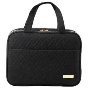 HOTOR Travel Toiletry Bag w/Hanging Hook - Spacious Toiletry Bag Essentials for Women & Men, Makeup Bag/Big Comparment, Waterproof for Travel Accessories, Medium, Black