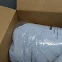 Quataly Full Size Comforter Set Mist Blue,3PCS Seersucker Lightweight Bedding Comforter for All Season, Full Size(82''86'' Comforter & 2 Pillowcases)