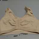 FeelinGirl Post Surgery Compression Bra for Women's Front Closure Bra with Adjustable Straps Wirefree (Medium)