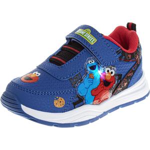 Sesame Street Boys' Light Up Shoes (6 Toddler, Navy)