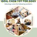 Bully Stick Holder for Dogs Improved Safety Dog Chew Holder for Ultimate Secure Fixation Device to Prevent Swallowing of Fits Various Bully Sticks and Dog Sizes