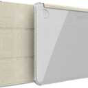TUDIA SKN FLIP Designed for Kobo Libra Colour Case (2024) - [Auto Wake/Sleep Technology] Shockproof Slim Transparent TPU Back with Trifold Leather eReader Cover - Glitter Beige