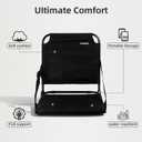 Yonderly Stadium Seats with Back Support, Bleacher Seat with Storage Pockets, Ideal for Viewing Platforms, Camping, Kayaking Seat, 17.7"x16.5"x18.1"