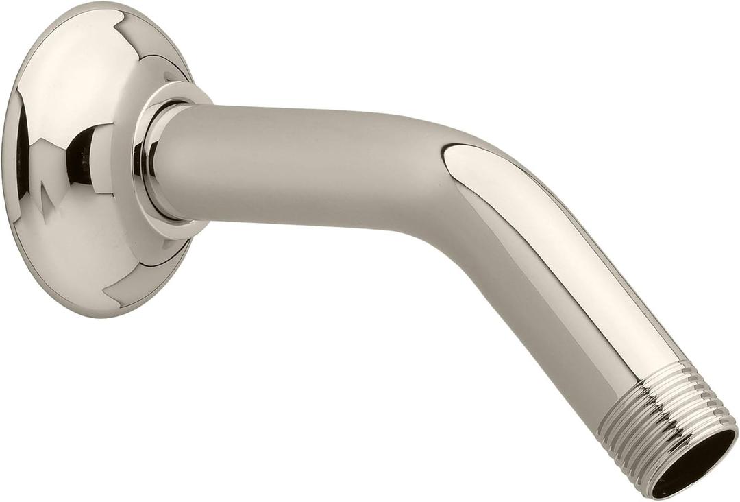 American Standard 1660240.013 Wall Mount Standard Shower Head Arm and Flange, Polished Nickel