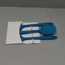 U-Taste Silicone Spoon Spatula Set, 600F High Heat Resistant Food Grade Flexible Rubber Scraper, Cooking Mixing Baking Kitchen Utensils Set of 3 (Marrs Green)