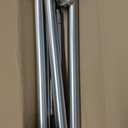 Ausemku Shower Curtain Rod 32-80 Inch Adjustable - 1 Inch Diameter Heavy Duty No drill Spring Tension Shower Rod, Non-Slip Rustproof Telescopic Rod for Bathroom, Nickel