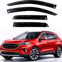 KPY Rain Guards Fit for 2015-2025 Ford Edge, Out-Channel Window Visors Vent Wind Deflectors 4PC, Car Accessories for 15-25 Edge