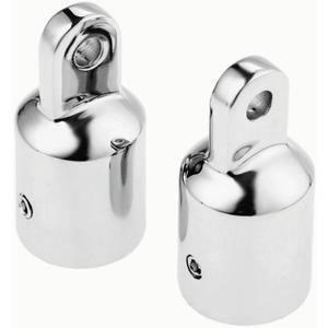 2Pcs Boat Bimini Top Fitting Deck Hinge Slide Cap Pipe Eye End Cap External Eye End Canopy Tube Boat Accessories (7/8" 22mm) 2Pcs Boat Bimini Top Fitting Deck Hinge Slide Cap Pipe Eye End Cap External Eye End Canopy Tube Boat Accessories (7/8" 22mm)