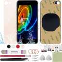 Back Glass Screen Cover Replacement Compatible with iPhone 8 4.7" + Professional Tools (Gold)