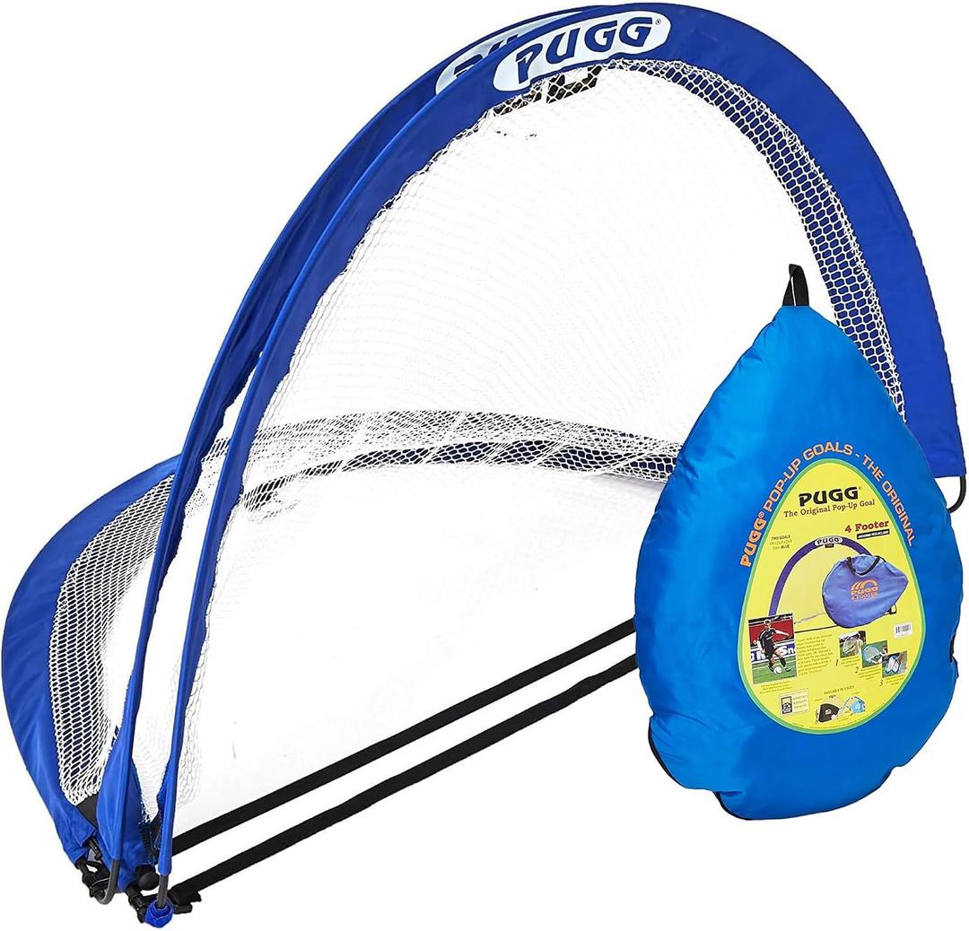 Portable Training Set With Knitted Poly Net, The Original Pickup Game Goal, Includes Two Goals & Bag