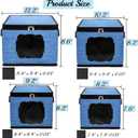 ZAVOOS 4 Size China Storage Containers, Hard Shell Quilted Plates Moving Case with Handle Window, Heavy Duty Stackable Dish Organizer for Dinnerware, Glasses, Including 48 Pieces Felt Divider