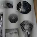 Crystal Chandelier Ceiling Fan with 3-Light, Farmhouse Fandelier with Remote - Silent DC Motor, K9-Crystal, Wood Blades, 3-Speed and Timing, Energy-Efficient Ceiling Fans for Living Room (52" Black)