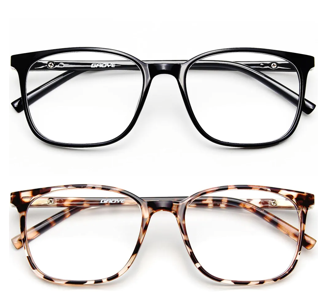 Ultralight Blue Light Glasses for Women - up to 99% Protection Computer Glasses for All Day Comfort - Anti UV Glare & Eyestrain