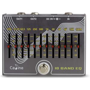 Caline CP-81 10 Band EQ Guitar Effect Pedal V3.0 - Use 500mA Power Supply (Not Included) Caline CP-81 10 Band EQ Guitar Effect Pedal V3.0 - Use 500mA Power Supply (Not Included)
