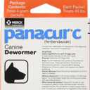 Panacur C Canine Dewormer (Fenbendazole), 4 Gram, Count of 3 (Pack of 1), Red