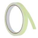 2 Pack PATIKIL 0.5 inch x 16.5 feet Glow in The Dark Tape, 1 Roll Fluorescent Adhesive Tape Luminous Reflective Tape Black Light Glow Tape for Party, Yellow (Beige)