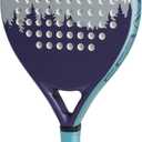 Padel Racket, Carbon Fiber Surface with EVA Memory Flex Foam Core, Shock Absorption Large Sweet Spot, Lightweight Pala De Padel for Beginners & Intermediate (Blue)