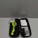 Cordless Electric Scissors: 4V Rechargeable Rotary Cardboard Cutter, 3000mAh Battery, with LED Light, 2 Blades, Box Cutter for Fabric Carpet Carton Plastic Leather Cloth (Green)