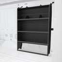 MELIPRON 42'' W x 60'' H x 13'' D Cargo Van Shelving Fit for Ford Transit, Promaster, Sprinter, Chevy Express Mid/High Roof Steel Cargo Van Shelves Storage