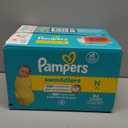 Pampers Swaddlers Diapers, Size 0 (up to 10 lbs), 84 Count, Absorbent, Keeps Baby Dry and Comfortable, Skin Safe Disposable Baby Diaper (Newborn)
