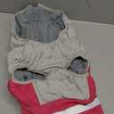 FUAMEY Dog Coat for Medium Dogs,Waterproof Dog Winter Jacket with Harness Built in Puppy Cold Weather Coats Reflective Pet Vest with Zipper Warm Fleece Dogs Snowsuit Windproof Red M  (M(chest:21in), Red)